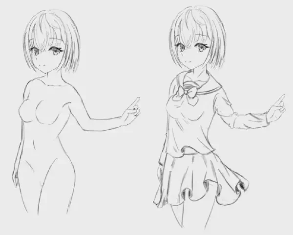 今天畫了最近最滿意的一張